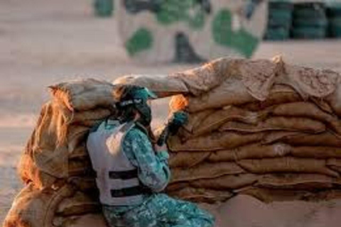 Wadi Rum: Desert Paintball, Jeep Ride, and Scenic Views