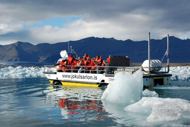 De Reykjavik: lagune glaciaire de Jökulsárlón et Diamond BeachVisite en anglais avec Jökulsárlón Boat Ride