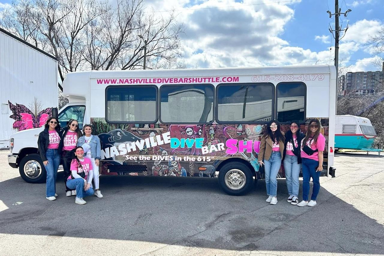 Nashville: Dive Bar Shuttle Tour with Hop-On Hop-Off Stops