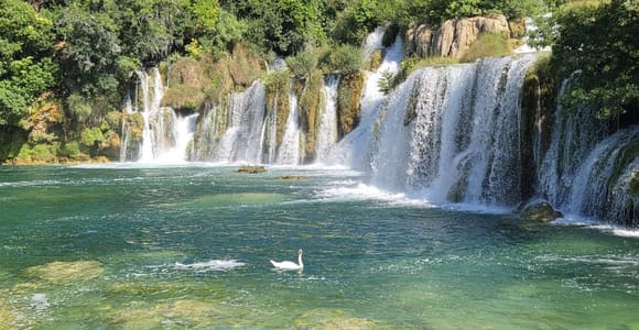 Nachmittagstour: Krka-Wasserfälle & Skradin inklusive Ticket