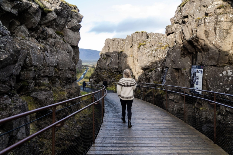 Reikiavik: tour de día por el Círculo Dorado y FridheimarTour con recogida en ubicaciones seleccionadas