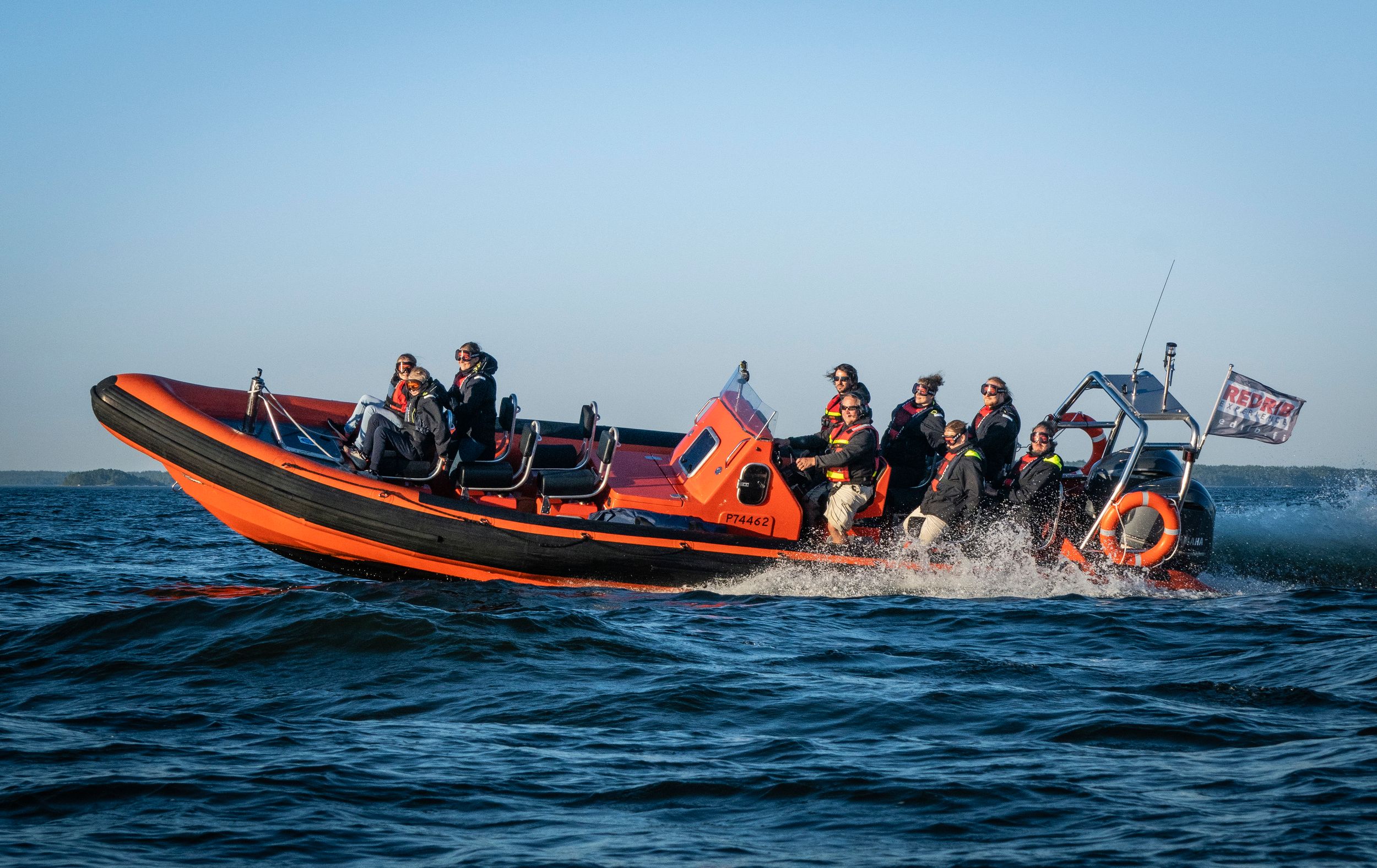 Helsinki: Geführte Bootstour mit dem Festrumpfschlauchboot durch die Stadt und zu den äußeren Inseln