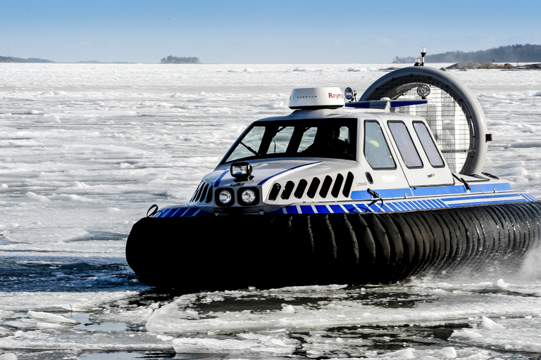 Helsingfors: Upplevelse med svävare i Arktis med lunchHelsingfors: Arctic Hovercraft Experience med lunch