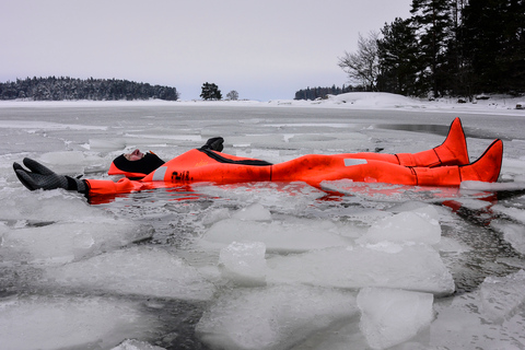 Helsingfors: Upplevelse med svävare i Arktis med lunchHelsingfors: Arctic Hovercraft Experience med lunch