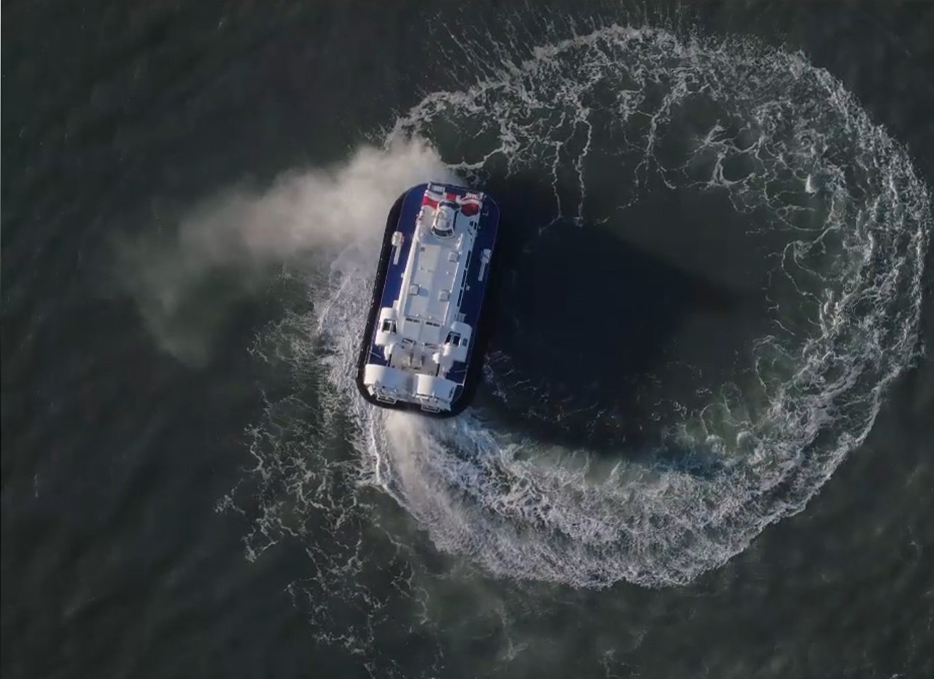 Portsmouth: Hovercraft-flyvning til Isle of Wight