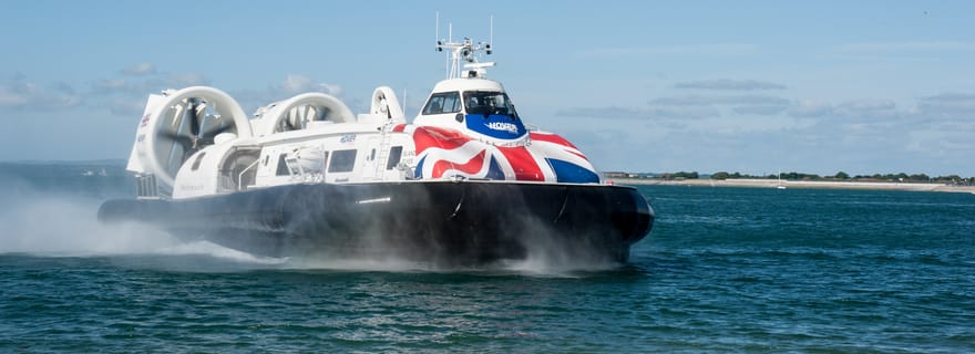 Portsmouth : vol en aéroglisseur vers l'île de Wight