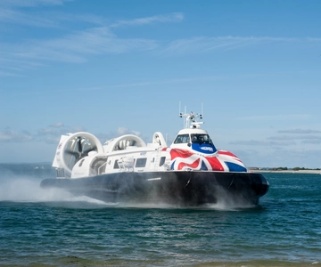 Portsmouth: Hovercraft Flight to the Isle of Wight