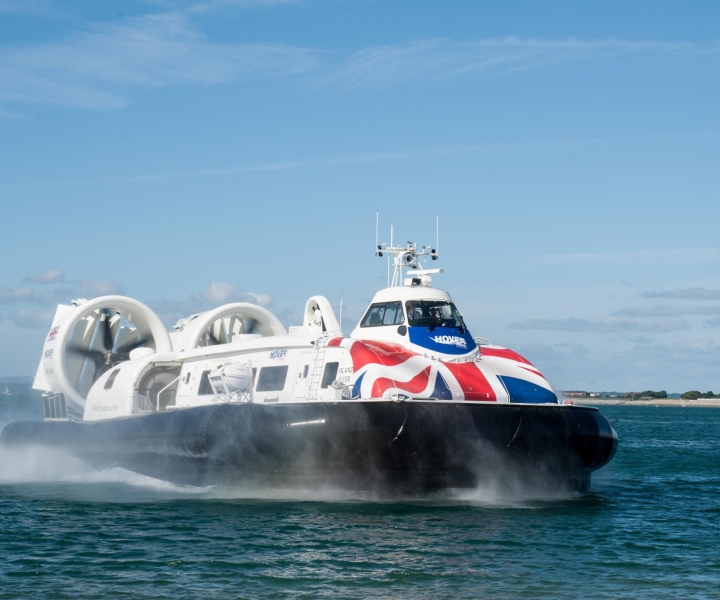 Portsmouth: Hovercraft Flight til Isle of Wight
