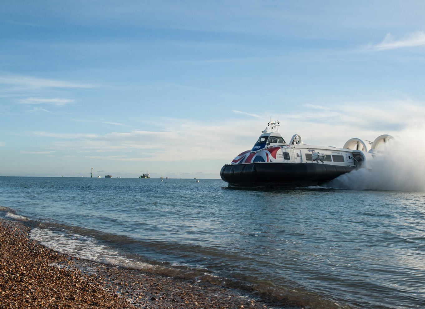 Portsmouth: Hovercraft-flyvning til Isle of Wight