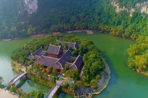 Ninh Binh: Hoa Lu, Tam Coc, Fietsen Groepstour vanuit Hanoi