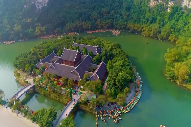 Ninh Binh: Hoa Lu, Tam Coc, Fietsen Groepstour vanuit Hanoi