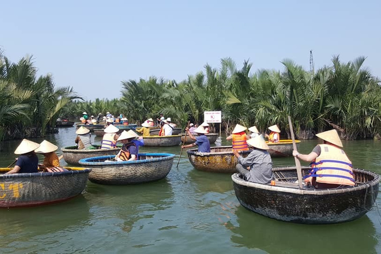 Hoi An: boottocht met Cam Thanh-mandKaartje voor de mandboot met hoteltransfers