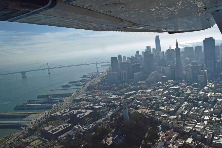 San Francisco: Malerischer Bay Area-Rundflug per Flugzeug. Foto: GetYourGuide