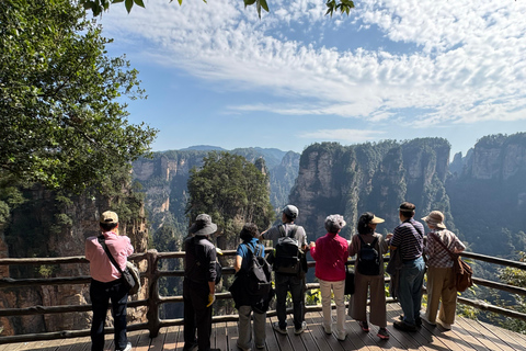 Zhangjiajie: 1-2Day Chanllenge Avatar & Tianmen mountains 2-Day Private Tour with Driver Spanish French Russian Guide