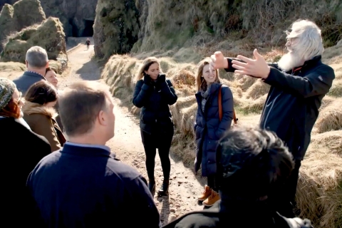 Game of Thrones : Visite des lieux de tournage - au départ de BallycastleUn participant - de Ballycastle - avec Hodor