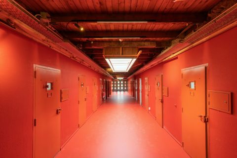 La Haya: Entrada a la Prisión de la Segunda Guerra Mundial del Oranjehotel