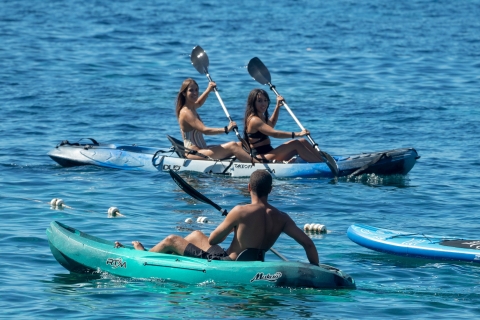 Ibiza: aventura en kayak de alquiler de día completo