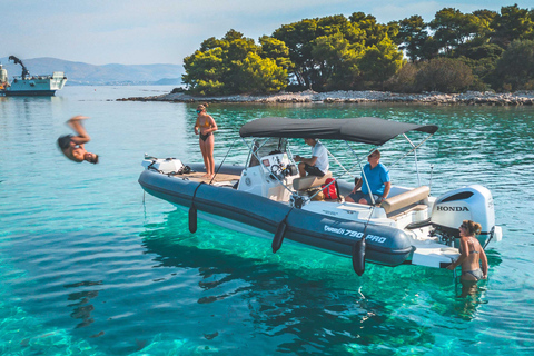 Split and Trogir: Private Hvar and Red Rocks Boat Tour Boat Tour from Trogir