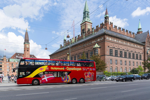 Köpenhamn: City Sightseeing HOHO Busstur - Alla linjer