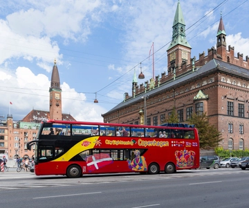 København: City Sightseeing Hop på-/hop af-bustur