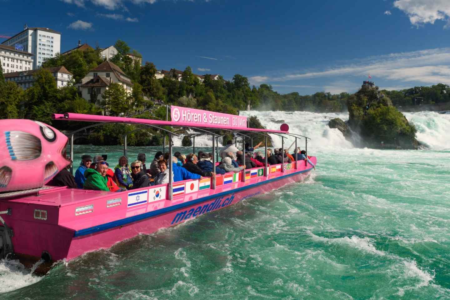 Rheinfall: Bootstour mit Audioguide
