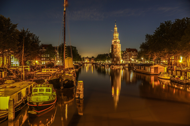 Amsterdam : croisière privée romantique sur les canaux de nuit