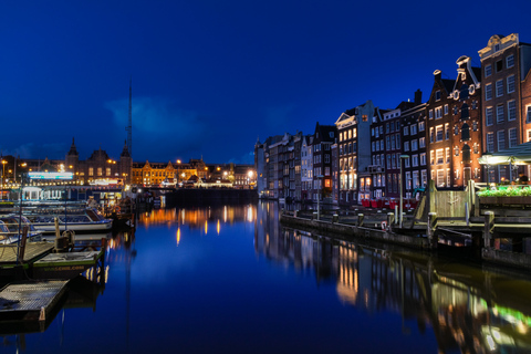 Amsterdam : croisière privée romantique sur les canaux de nuit