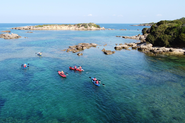 Private Sea Kayak over sunk city of ancient Feia