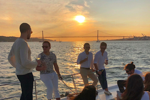 Lisbon: Private Tagus River Sunset Cruise on a Luxury Boat