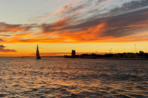 Lisbon: Private Tagus River Sunset Cruise on a Luxury Boat