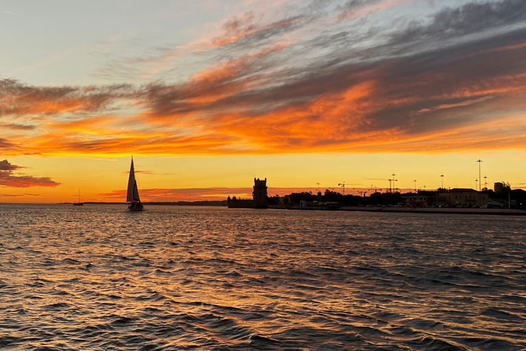 Lisbon: Private Tagus River Sunset Cruise on a Luxury Boat