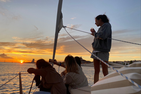 Lisbon: Private Tagus River Sunset Cruise on a Luxury Boat