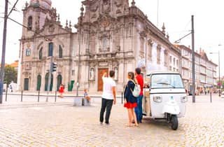 Von Leixões aus: Private Porto Historic Center Tuk Tuk Tour