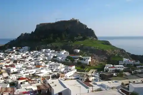 Lindos : Visite guidée à pied du village de Lindos et de l'Acropole