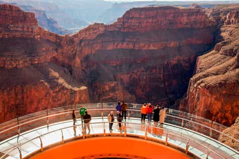 From Las Vegas: Grand Canyon West Rim Tour and Skywalk Entry with Lunch