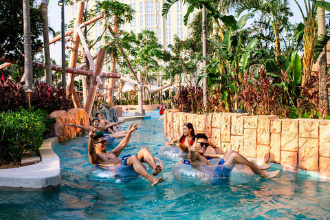 Macau: Studio City Water Park Entry Ticket Water Park Ticket with Round-Trip Ferry, Regular Day