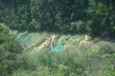 De Lanquin: visita guiada ao parque Semuc Champey e à caverna Kanba