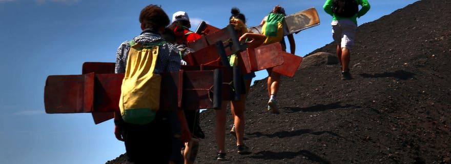 León : aventure surf volcanique au Cerro Negro