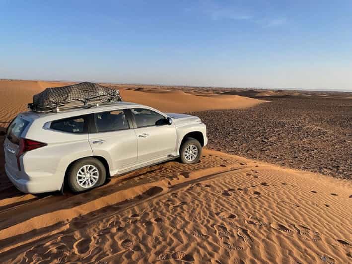 Excursion d'une journée en Jeep dans le désert du Sahara avec déjeuner et balade à dos de chameau - dromadaire