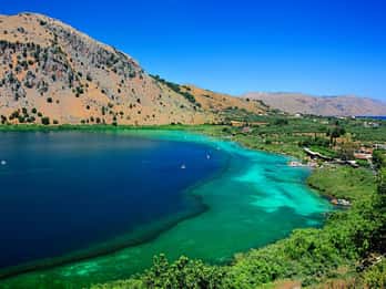 De Rethymno: Viagem de um dia a Chania e ao Lago Kournas