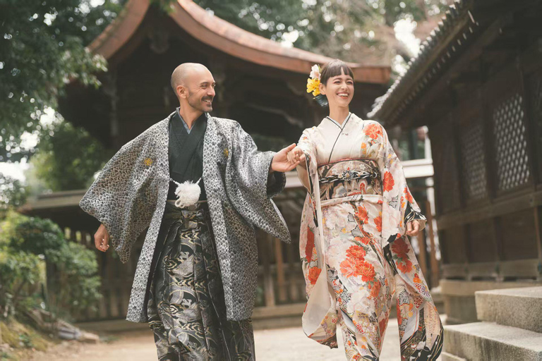 Kyoto: Gion Kiyomizudera Kimono Yukata Hairstyle& Photoshoot Kyoto Photo Session ONLY (1-Hour)