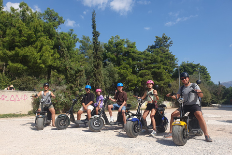 Athens: Guided E-Scooter Tour in Acropolis Area