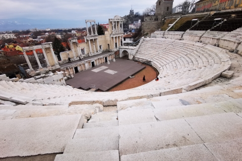 De Sofia: visite d'une journée de Plovdiv avec billet de théâtre romainOption standard