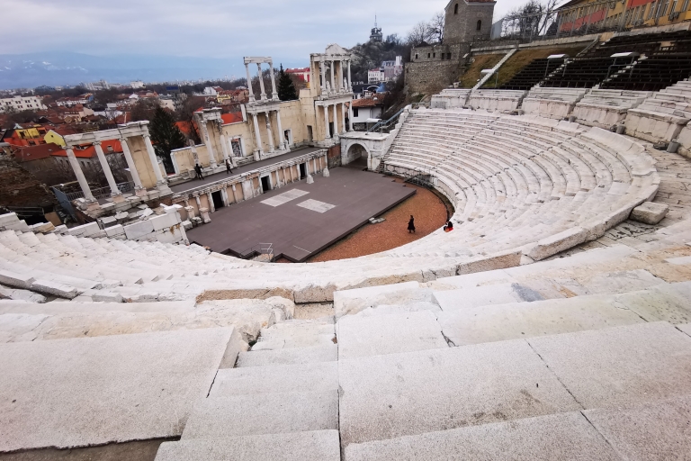 De Sofia: visite d'une journée de Plovdiv avec billet de théâtre romainOption standard