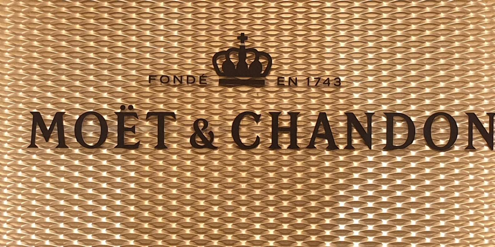 EMPTY Shop Display 2 Small Vintage French Moet Et Chandon 