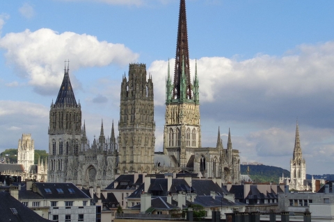 Rouen: Prywatna całodniowa wycieczka do zamków i opactwOdbiór z hotelu