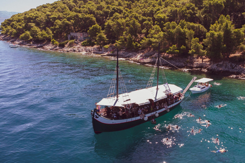 Split: Blå lagunen &amp; 3 öar-tur med lunch &amp; Hidden Bay