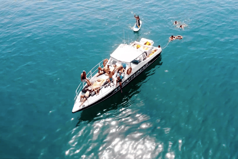 Nerja: Maro Waterfall Boat Trip with Paddleboarding & Drink