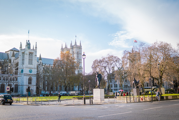 Westminster och National Gallery 3,5-timmars tur på italienska