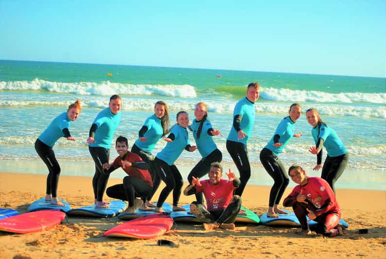 Albufeira Surfing Lesson at Galé Beach GetYourGuide